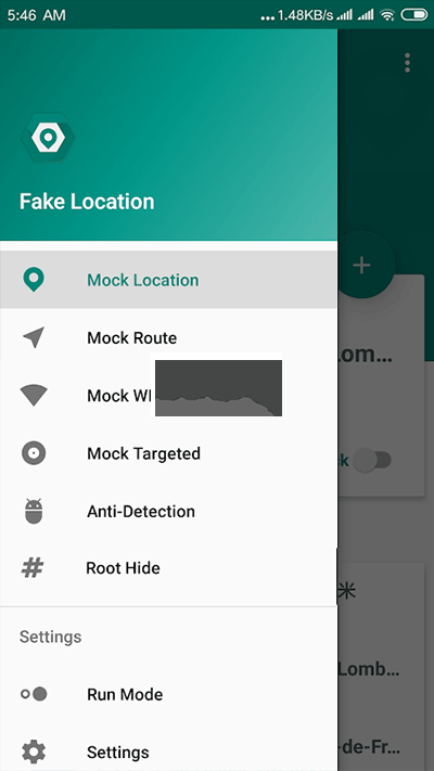 fake location